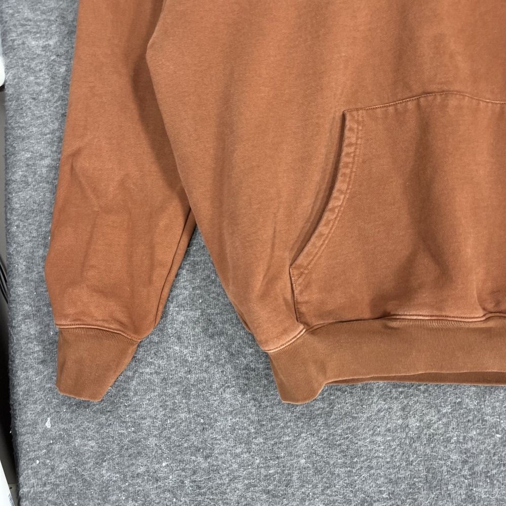 Minted New York Run Club Hoodie Mens 2XL Rust sienna Hooded Relaxed Fit Pullover - Picture 7 of 14
